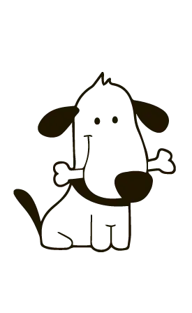 Пес з кісткою